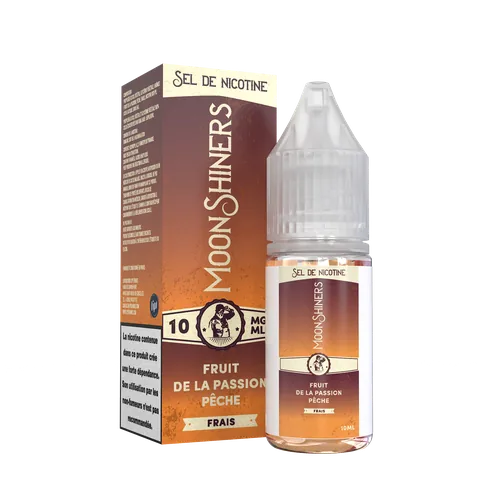 Flacon Moonshiners Essentiel Fruit de la passion, Pêche