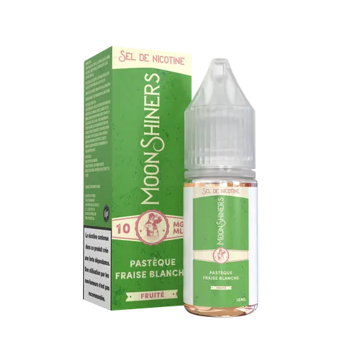 Flacon Moonshiners Essentiel Pastèque, Fraise blanche